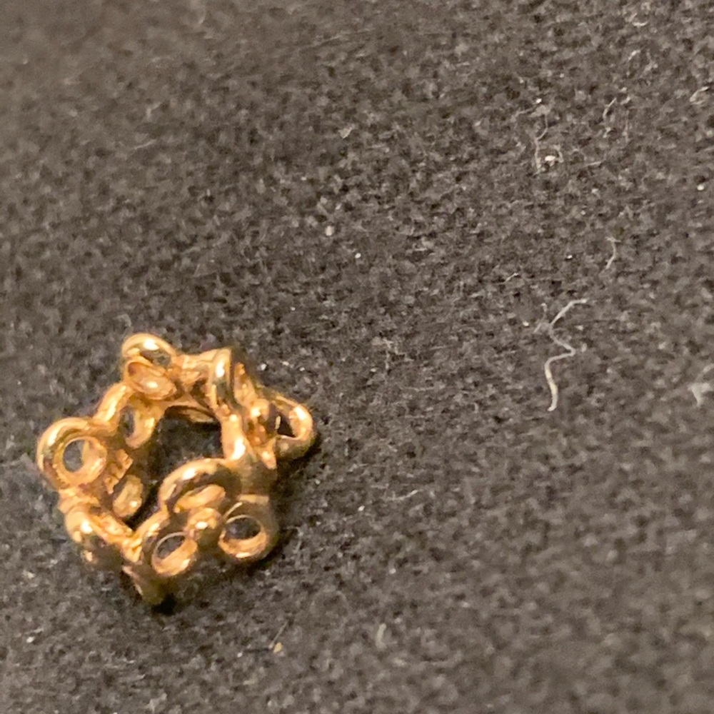 Pandora yellow gold pendant/charm